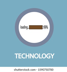  progress loading bar, illustration, icon