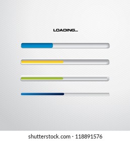 Progress or loading bar set