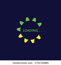 Progress Loading website template system buffering waiting indicator icon
