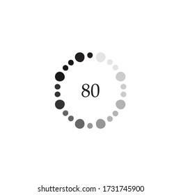 Progress Loading website template system buffering waiting indicator icon