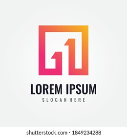 Progress Logo Template Design. 
Business marketing finance logo. Vector illustration of arrow up sign for growth and success concept.