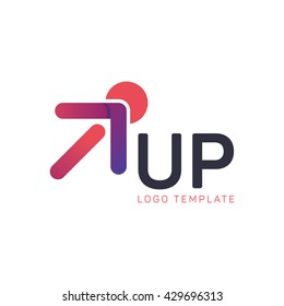 Progress Logo Template. Start Up Logo. Innovative Logo. Success Logo