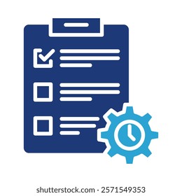 Progress Monitoring – Graph Icon Representing Continuous Performance Analysis
