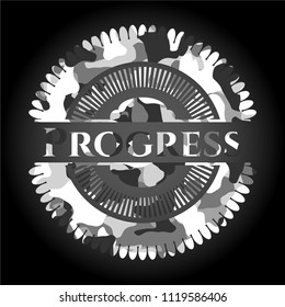 Progress on grey camouflage texture