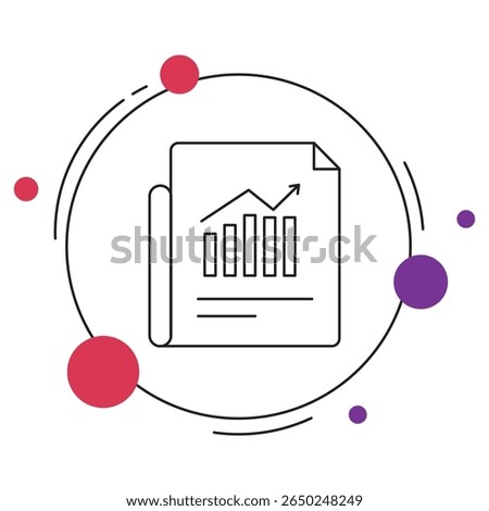 Progress Report Icon, Tracking Success A Clear View Through Progress Reports, Milestones Matter Communicating Growth with Progress Reports, vector