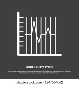 progress, report, statistics, patient, recovery Icon. glyph vector symbol for UI and UX, website or mobile application