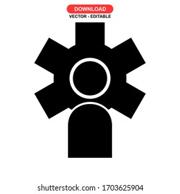 progress setting icon or logo isolated sign symbol vector illustration - high quality black style vector icons

