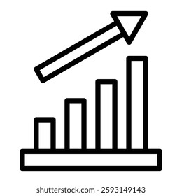 Progress Vector Line Icon Design