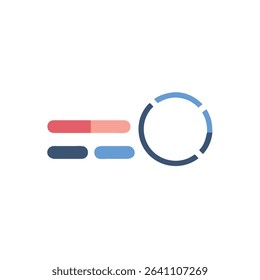 progress-bar icon vector illustration style new