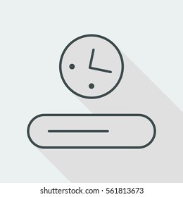 Progression bar icon - Thin series