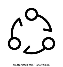 Progression Icon Vector Symbol Design Illustration