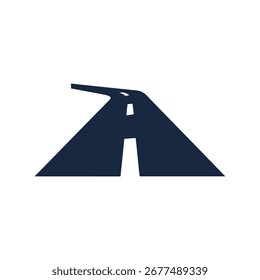 Progressive highway logo design showing road connection and modern growth