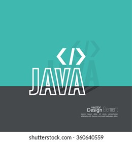 Progrmming code vector. Closing brackets and slash, java. 
