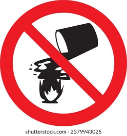 prohibido, no apagar con agua, fuego, riesgo de incendio, atención, precaución, prohibited, do not extinguish with water, fire, fire hazard, caution