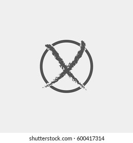 Prohibit, cancel icon