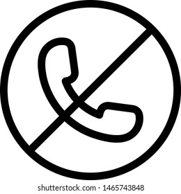 Prohibited cell phone use area sign board layout
