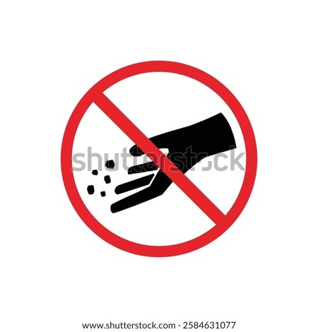 prohibited and danger signs. do not feed the animal. it is forbidden to feed animals