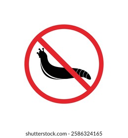 prohibited and dangerous signs. leech danger. it is forbidden to bring leech