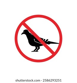 prohibited and dangerous signs. turtledove danger. it is forbidden to bring turtledove