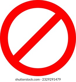 Prohibited or do not do icon logo design illustration. vector logo design. suitable for versatile content