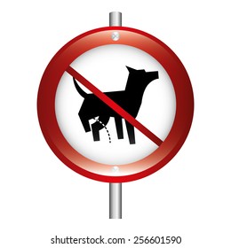 prohibited dog design, vector illustration eps10 graphic 