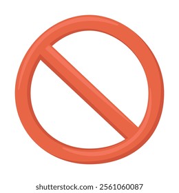 Prohibited Emoji Icon Illustration. Not Permitted Vector Symbol Emoticon Design Doodle Vector.