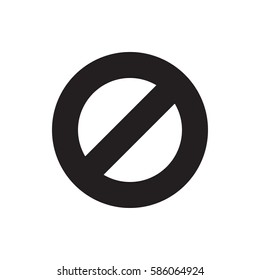 prohibited icon illustration isolated vector sign symbol