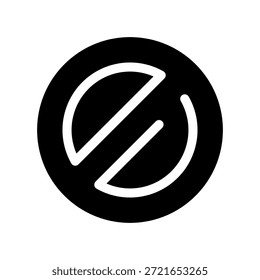 Prohibited Icon Vector Symbol Design Illustration