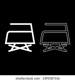 Prohibited Ironing is not allowed with steam Clothes care symbols Washing concept Laundry sign icon outline set white color vector