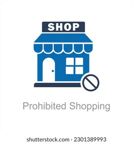 Prohibición de compras y concepto de íconos prohibidos