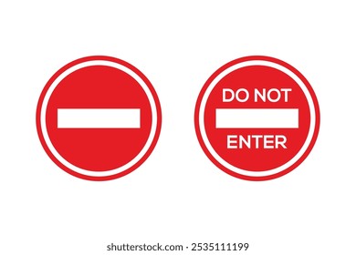 Prohibited sign. Not allowed sign. Warning stop symbol. Stop sign vector.