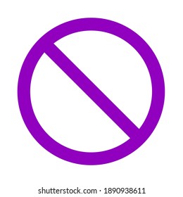 Prohibited signs isolated on white background for lgbt concept to be placed inside buildings, shops or areas where peace and privacy are required. Vector illustration