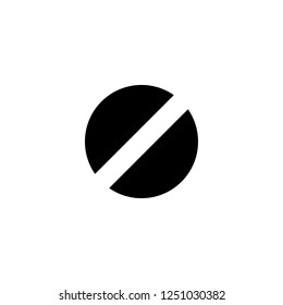 prohibited vector icon. prohibited sign on white background. prohibited icon for web and app