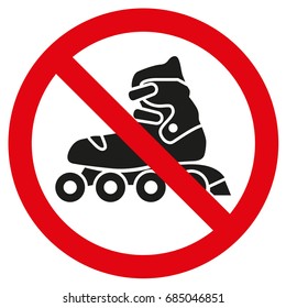 Prohibiting icons roller