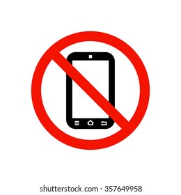 Prohibiting sign.