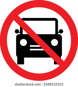 prohibiting sign travel is prohibited, no parking, no parking area.