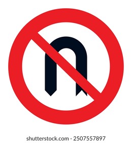 Prohibición de cambiar la dirección del tráfico.