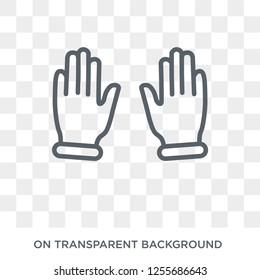 Prohibition  gesture icon. Trendy flat vector Prohibition  gesture icon on transparent background from Hands and guestures collection. High quality filled Prohibition  gesture symbol use for web and