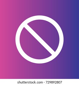 prohibition icon illustration isolated vector sign symbol