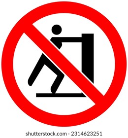 icono de prohibición diseño único, vector de diseño
