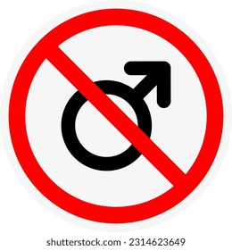 icono de prohibición diseño único, vector de diseño