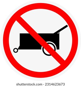 icono de prohibición diseño único, vector de diseño