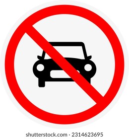 icono de prohibición diseño único, vector de diseño
