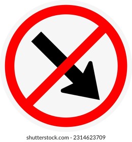 prohibition icon single design, design vector