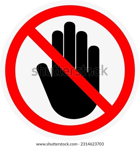 prohibition icon single design, design vector