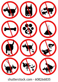 prohibition icons