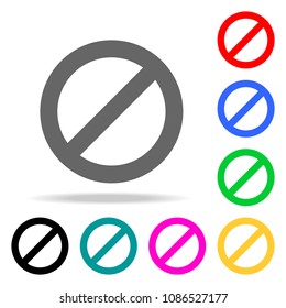 prohibition icons. Elements of human web colored icons. Premium quality graphic design icon. Simple icon for websites, web design, mobile app, info graphics on white background
