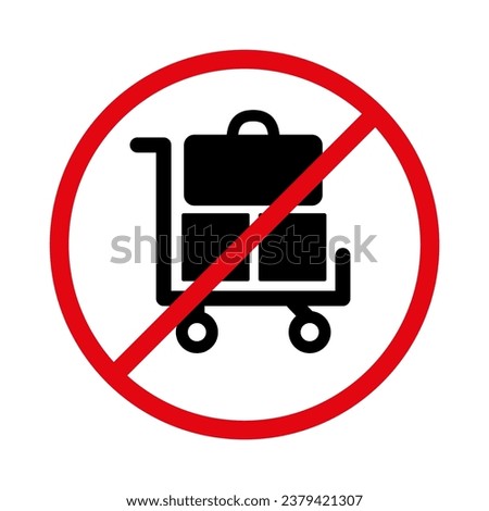Prohibition of installation, transportation, lifting of goods on the territory. EPS10