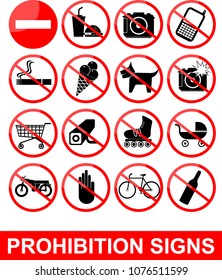Prohibition set symbol