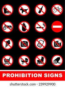 PROHIBITION SIGN